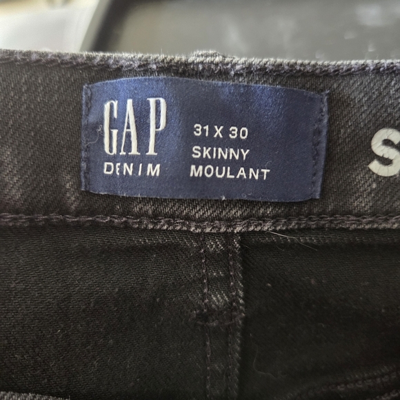 ⭐️GAP Mens Black Soft Wear Max Jeans Size 31x30 - Picture 6 of 6